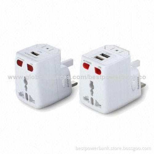Universal Cellphone USB Chargers/Adapters, 5V/1A, Used in More than 150 Countries